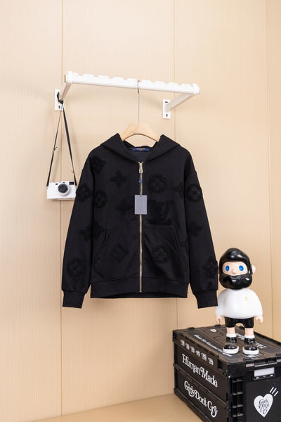 Louis Vuitton Monogram French Terry Zip-Through Hoodie